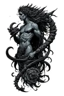 Aquarius tattoo design idea