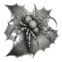 spider tattoo design idea