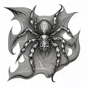 spider tattoo design idea