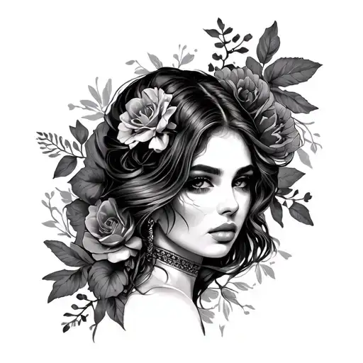 Wrap around wrist cuff woman tattoo tattoo design idea
