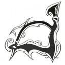 Celtic sword tattoo design idea