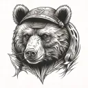 special forces bear tattoo design idea
