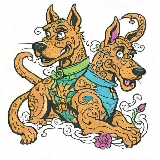 scooby doo mystery of tattoo design idea