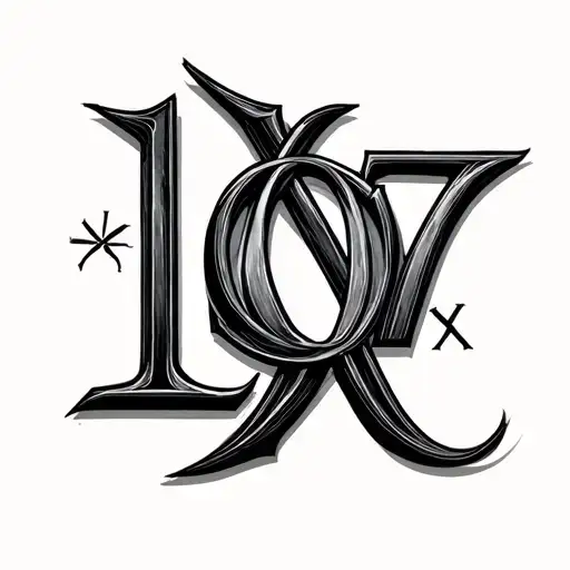 1997 Roman Numerals tattoo design idea