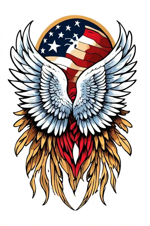 wing tattoo tattoo design idea