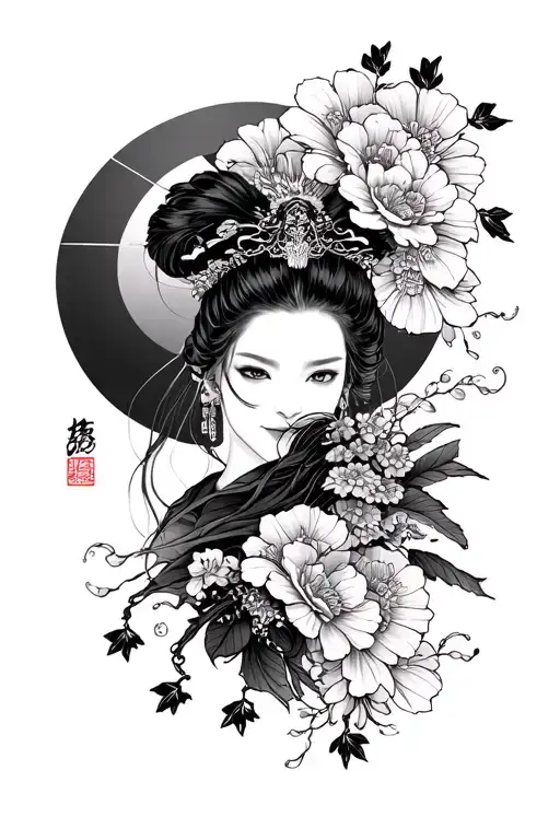 Japan tattoo design idea