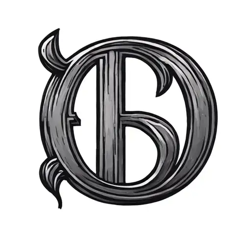 Greek Numbers tattoo design idea