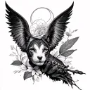 And if you goI wanna go with youAnd if you dieI wanna die with you tattoo design idea