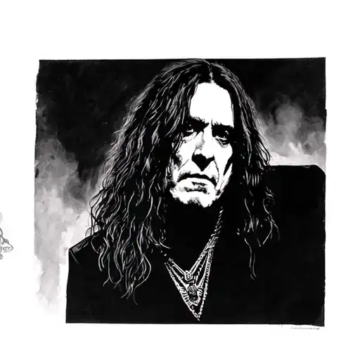 Ozzy Osbourne tattoo design idea