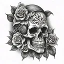 Antisocial  tattoo design idea