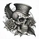 Antisocial  tattoo design idea