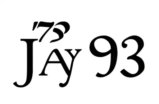 "73 Jay 93" tattoo design idea