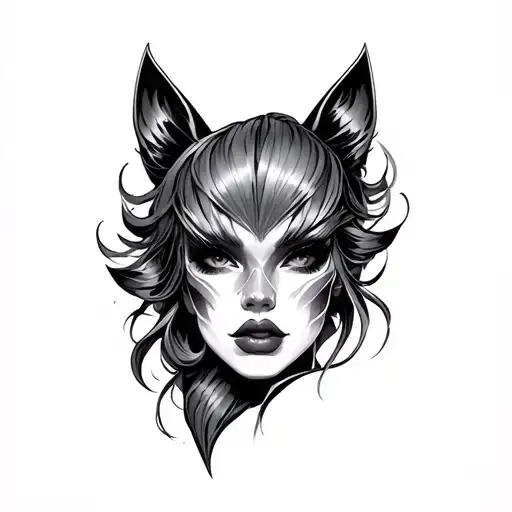 shemale tattoo design idea