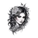 shemale tattoo design idea