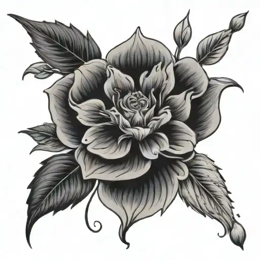 Back line tattoo, which has some meaning of loyalty and royalty tattoo design idea