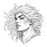 virgo tattoo design idea