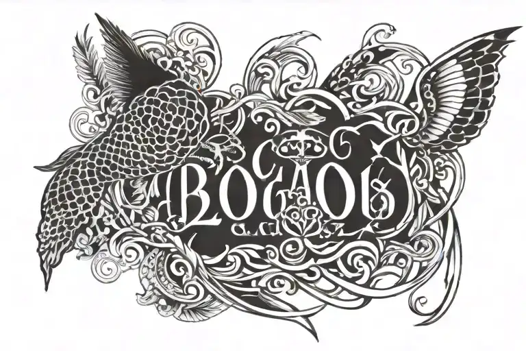 2001 birth year tattoo design idea