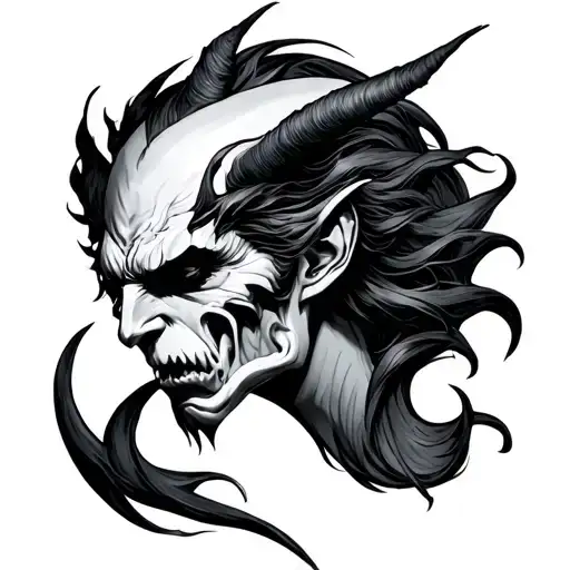 Lucifer tattoo design idea