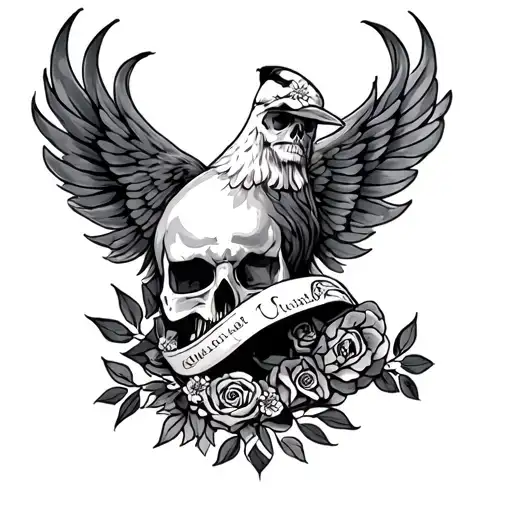 American Italian tattoo design idea