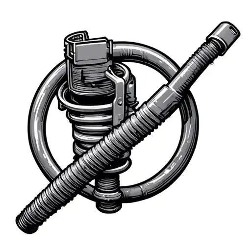 Electrician conduit tattoo design idea