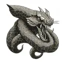 king cobra tattoo design idea