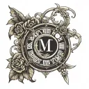august 25 2006  roman numeral tattoo design idea