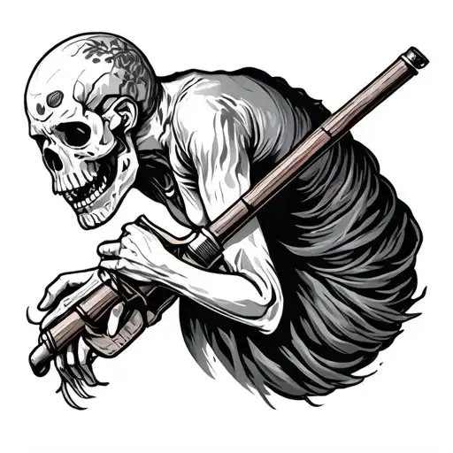 reincarnation of the unemployed tattoo design idea