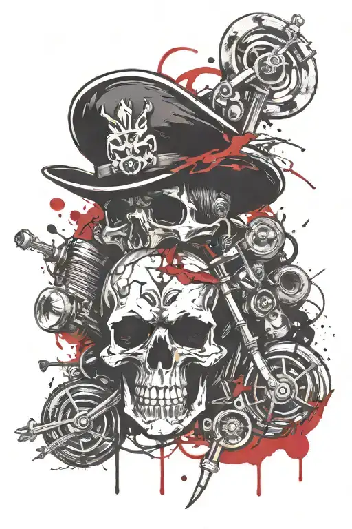 motorhead logo tattoo design idea