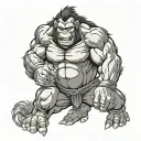 dbz great ape tattoo design idea