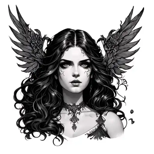 Lilith tattoo design idea