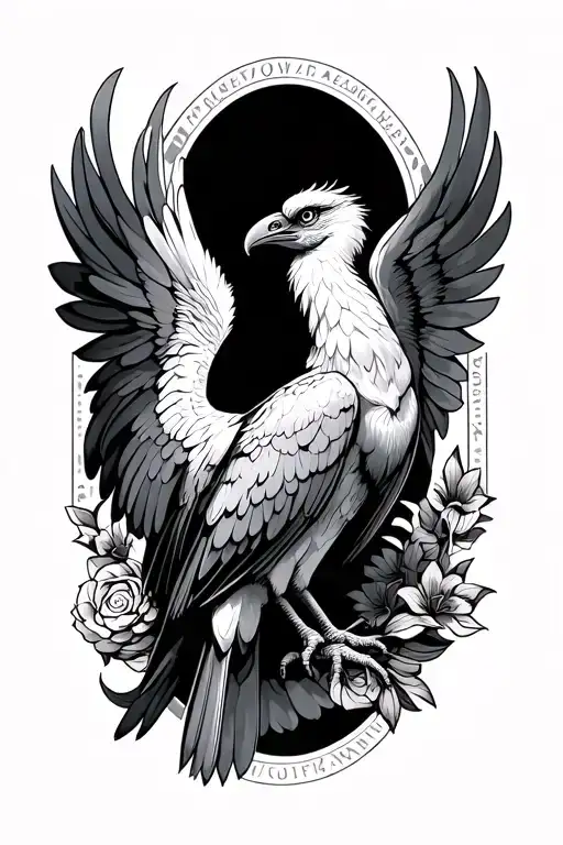 Liver Bird tattoo design idea