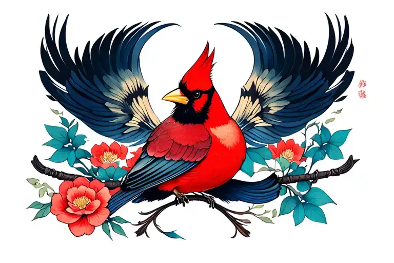 cardinal armband tattoo tattoo design idea