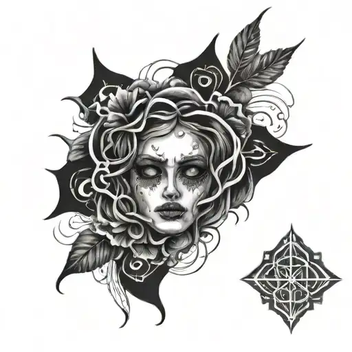 alone dark thought depression  scarification tattoo design idea