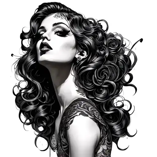 Slut tattoo design idea