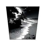 Beach tattoo design idea