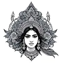 Nepali tattoo design idea