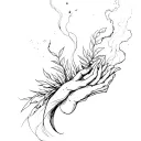 I learned to inhale and let go with you tattoo design idea