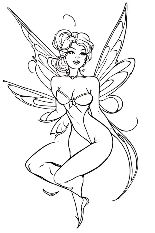 winx club sexy tattoo design idea