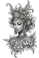 oshun tattoo design idea