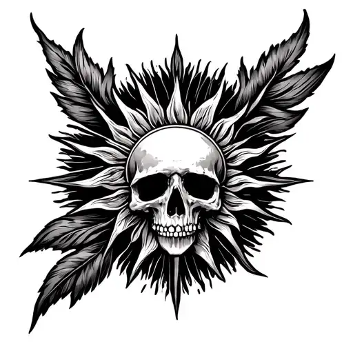 Sublime Sun alblum logo unique tattoo design idea