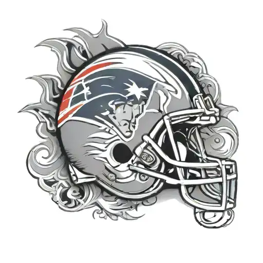new England patriots  tattoo design idea