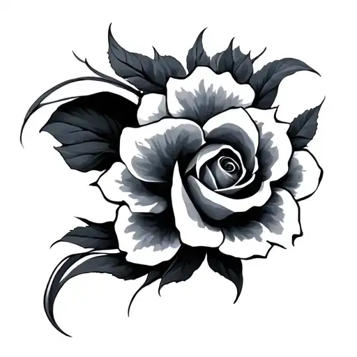 Illusion tattoo design idea