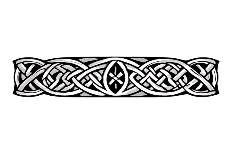 celtic armband vector tattoo design idea