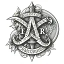 3 crosse john 13:7 tattoo design idea