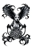 all alone did it on my own tattoo design idea