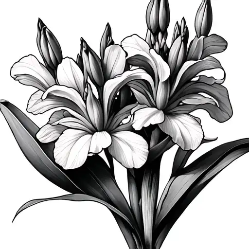 Hyacinth tattoo design idea