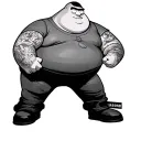 Peter griffin high tattoo design idea