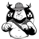 Peter griffin high tattoo design idea