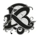 1993 with S initial  tattoo design idea