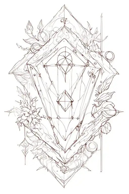 alchemy philosophers stone tattoo design idea